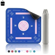 Waterproof Mahjong Mat 32.4 Inch - Non-Slip for Board Games & Poker picture