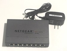 Netgear ProSafe Plus 8-port Gigabit Switch GS108E v2 w/ Power Supply picture