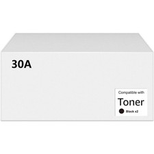 2 PACK: EZ Ink Toners Black, 30A For Printers M227fdw M203dw M227fdn M203dn... picture