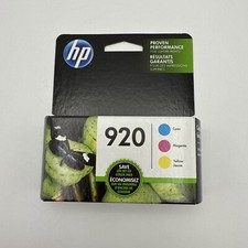 HP 920 Tri-Color Ink Cartridges Genuine OEM - Expired 08/2019 picture