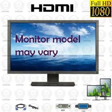 Dell UltraSharp 24 inch LCD HDMI 1080p FULL HD Monitor with cables picture