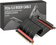 LINKUP - AVA5 PCIE 5.0 Riser Cable | RTX5090 RX9070 GPU Ready | x16 128GB/s S... picture