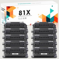 10PK CF281X 81X Toner Compatible For HP Laserjet MFP M630f M630h M630z M630dn picture