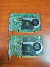 Lot Of 2-Nvidia Quadro FX 1700 512MB PCI-E And Quadro FX 570 454317 0WX397 picture