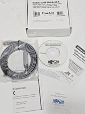 TRIPP LITE USB To RJ45 6ft CISCO Serial CONSOLE ROLLOVER CABLE U209-006-RJ45-X picture