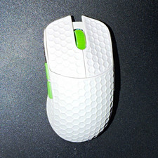 G-Wolves HTX Ultra Wireless Optical Gaming Mouse w/ Scroll Wheel White/Green picture