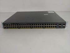 Cisco Catalyst 2960X WS-C2960X-48FPS-L 48-Port Gigabit PoE+ Ethernet Switch picture