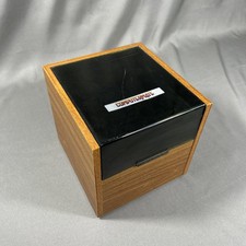 VTG ComputerMate Wood CD ROM Holder Color Logo Computer Storage With Dividers picture