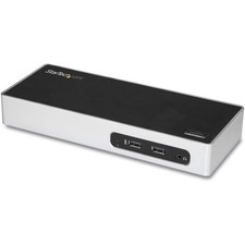 StarTech.com Dual Monitor USB 3.0 Laptop Docking Station w/ HDMI, DVI, VGA via A picture