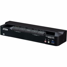 ATEN 4-Port USB 3.0 8K DisplayPort KVMP Switch (Cables included) picture
