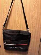 Tommy Hilfiger Laptop Book Bag Over The Shoulder Strap Black picture