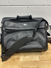 Targus Leather Notebook/Laptop Case Black And Shoulder Strap  picture