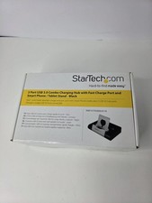 StarTech.com 3-Port USB 3.0 Hub (ST4300U3C1B) With Quick Charge Port & Tablet picture