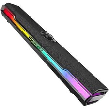 Bluetooth 6.0 Computer Sound Bar with Dynamic RGB Light, USB/Type-C Plug & Play, picture