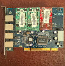 Digium TDM400P 4-Port PCI Interface 4771A-TDM400P With 2xFXS & 1 FXO picture