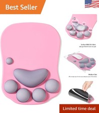 Ergonomic Cat Paw Mouse Mat with Non-Slip Base for Comfortable Gaming & Work picture