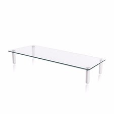 LCD LED COMPUTER MONITOR TABLE RISER SHELF DESKTOP STAND SPACE SAVER LAPTOP picture