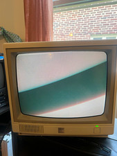 IBM PCjr Color Display CRT Monitor Beige 4:3 Under 16 in Screen picture