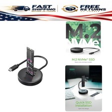 ICY BOX M.2 NVMe & SATA SSD Docking Station 10Gbps USB 3.2 Gen 2 Tool-Free picture