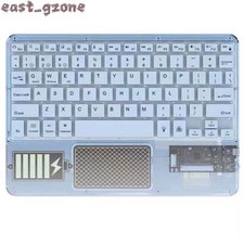 Transparent RGB Backlight with Touchpad Wireless Keyboard for iPad Tablets picture