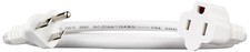 Amazon Basics Extension Cord 3-Prong Outlet Extender 13A 125V 3ft White picture