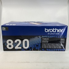 Original Brother TN820bk Black Toner Cartridge New Damaged Box picture