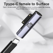 Type C PD Fast Charging Plug 102W USBC Adapter Converter For Microsoft Sueface picture