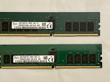 SK HYNIX 32GB (2x16GB) 2Rx8 PC4-2933Y DDR4 ECC Memory HMA82GR7JJR8N-WM picture