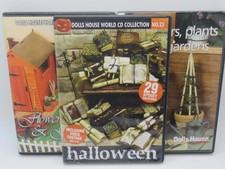 DOLLS HOUSE WORLD MAGAZINE CD COLLECTION LOT OF 3 3-DISC PC CD-ROM SET, PROJECTS picture