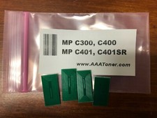 4 x Toner Reset Chip for Ricoh Aficio MP C300, C400, C401, C401SR (BCMY) Refill picture