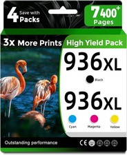 936 936XL Ink Cartridges Combo Pack Replacement for HP 936e 936 HP936 XL picture