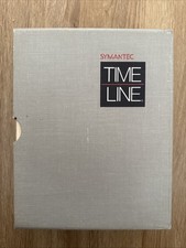 Vintage 1990 Symantec Time Line Manual and User’s Manual picture