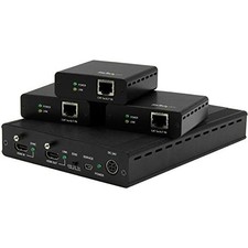 StarTech ST124HDBT 3-Port HDBaseT Extender Kit 4K HDMI Splitter picture
