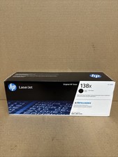 Genuine HP 138X Black LaserJet HighYield Toner Cartridge W1380X MFP 3101 (36E) picture