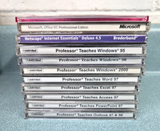 Microsoft Office 97 Pro Netscape Running Windows 98 CD Professor Teaches Lot picture