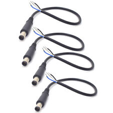 4pcs 1Ft 7.4 x 5mm 3pin DC Power Cable Laptop Socket Connector Cord For DELL HP picture