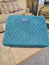 Marc by Marc Jacobs Light Green Padded Neoprene Zipper Top Laptop Ipad Case  picture