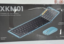 ProtoArc Foldable Keyboard and Mouse XKM01 Folding Wireless Keyboard Mouse Combo picture