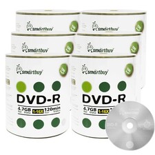 600-Pcs SmartBuy Blank DVD-R DVDR 16X 4.7GB Logo Top Surface Recordable Disc picture