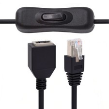 CY 8P8C STP UTP RJ45 CAT6 Male to Female Extension Cable with 304 Ethernet picture