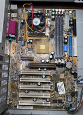 Gigabyte GA-6VX7-4X ATX Motherboard Socket 370 w/ Pentium 3 - Working picture