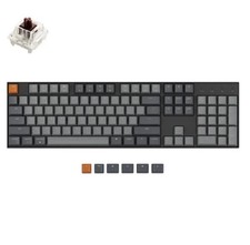 KEYCHRON K10C3 WIRELESS MECHANICAL KEYBOARD RGB GATERON G PRO MECHANICAL BROWN picture