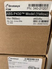 STRATASYS ABS-P430 Yellow FDM Filament 340-21207 56ci 920cc Sealed , 4 available picture