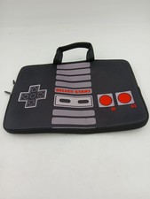 Laptop Sleeve Case 15 Inch Neoprene Black Retro Game Controller Print Padded picture