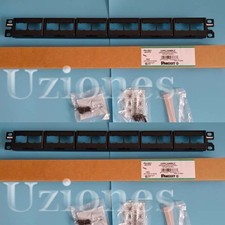 2PCS For Panduit CPP24WBLY Mini Com Modular Patch Panel Cat 6, 5E w/ Faceplates picture