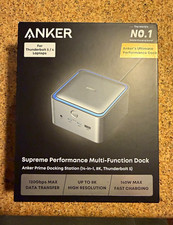 Anker Prime 14-in-1 Thunderbolt 5 8K Dock, HDMI/DP USB-C USB-A Fast Charge picture