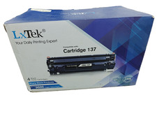 LxTek 137 CRG-137 Black Toner Cartridge Compatible With Canon 137 - 2-PACK  picture