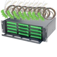 19Inch Drawer 96 Core SC UPC APC Fiber Optic Patch Panel Rack Mount Terminal Box picture