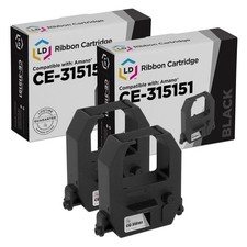 LD 2PK CE-315151 CE315151 Black Printer Ribbon for Amano AGP5000 BX6000 EX3000 picture