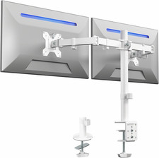 VIVO Dual Monitor Desk Mount, Heavy Duty Fully Adjustable Steel Stand, Holds 2 picture